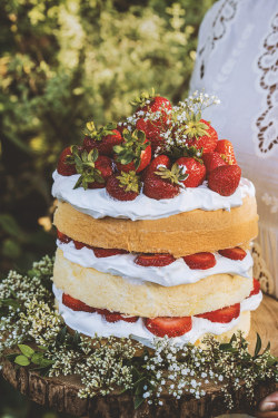 sweetoothgirl: Strawberry Elderflower Chiffon Cake  I would like