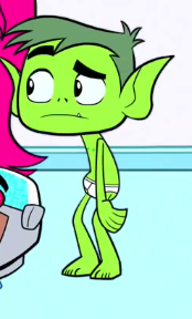From the Teen Titans Go episode Laundry Day where Beast Boy spends
