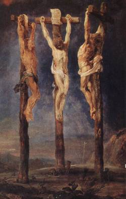 tierradentro:  “The Three Crosses”, c.1620, Peter Paul Rubens.