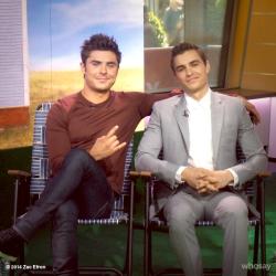 zacefron:  Didn’t catch @ZacEfron and #DaveFranco on The @TODAYShow