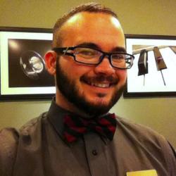 origamiheartache:  A little bow tie Tuesday here at work.  :)