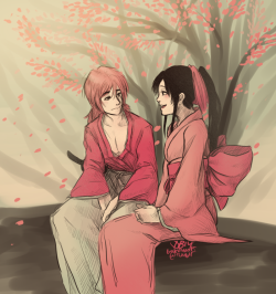 bakemeats:  Requested by my friend. Kaoru and Kenshin with #1