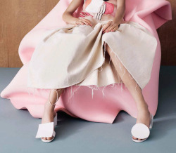 hautebasics:  Adrienne Juliger shot by Ben Toms for Vogue China
