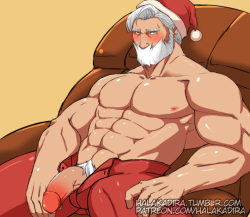 halakadira:  Happy Holidays from Santa Drayden!!He’s waiting