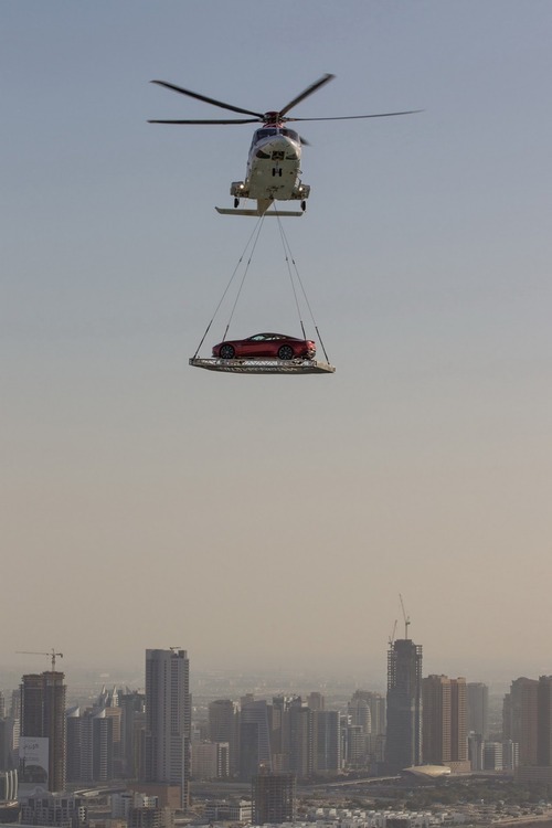 awesomeagu:  Car being delivered, Dubai