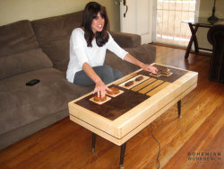 geek-studio:  Nintento Controller Coffee Tables  These handmade