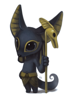 thenimbus:  swolizard:  lylaha:   Lil Egyptian Gods by Silverfox5213