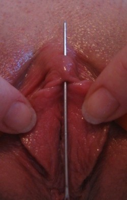 pussymodsgaloreBDSM pain games. Top picture: a needle is thrust