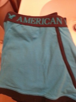 undie-fan-99:  Tonight’s underwear choice is bright blue American