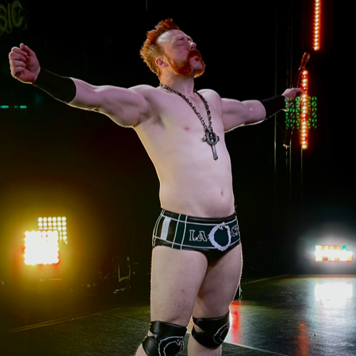 deidrelovessheamus:Look at how Cesaro reacts to seeing Sheamus,