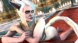 I will admit it looks adorable as hell, and best on Ciri because