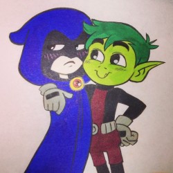 lynseysch:  Aaaand colour #markers #teentitans #teentitansgo