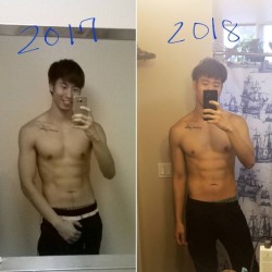 hanpoop:  It’s been about a year of working out and I clearly