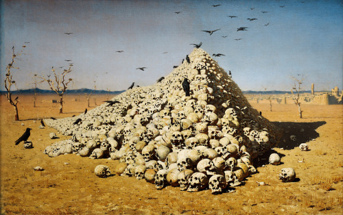 artist-vereshchagin: The Apotheosis of War, 1871, Vasily Vereshchagin