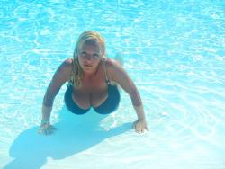 thankyoogod:  just some babe with huge tittys in my poolâ€¦. 