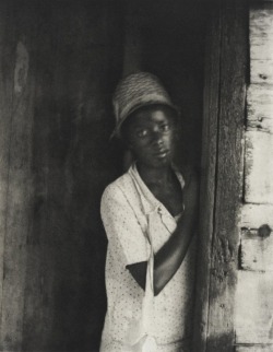 Doris Ulmann (United States, 1882-1934), young woman in doorway,