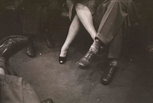 Stanley Kubrick - Couple Playing Footsies On A Subway, 1946.