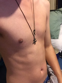 mitchytumbles:  My nipple is healing! Yaaaay i love it, impulse