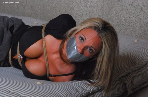 mmpphhmmpphh:  Bound and gagged on the bed