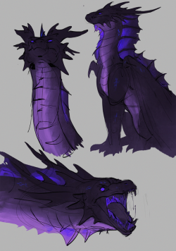 treatscraft:void dragon doodles