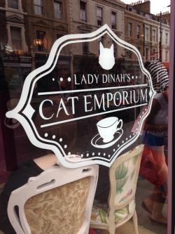 awwww-cute:  We went to a cat cafe in London!