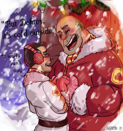 daskingu:  &ldquo;This evening has been, So very nice&rdquo; &ldquo;I’ll hold your hands, they’re just like ice&rdquo; I really love Christmas!  The sound I just made was absolutely inhuman &lt;3