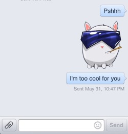 jenniferroseanne:  What I do with Facebook stickers 