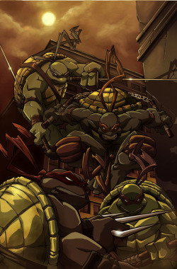 theartofthecover:    Teenage Mutant Ninja Turtles: Out of the