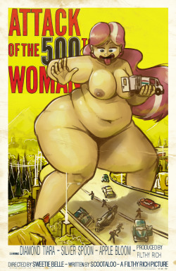 askchubbydiamond:  Attack of the 500 Ton WomanRun for your life,