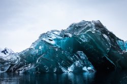 maisiewilliams:   An Iceberg Flipped Over, and Its Underside