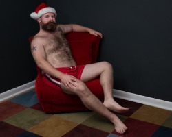 Naughty Santa has a special Christmas gift for boys that sit