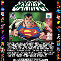 didyouknowgaming:  Superman 64. http://www.protonjon.com/blog/?p=48