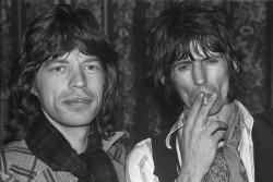 kurnt:  Mick Jagger and Keith Richards, 1977