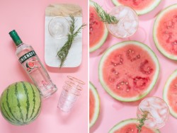 foodiebliss:    Spiked Watermelon Rosemary Punch Source: Lovely