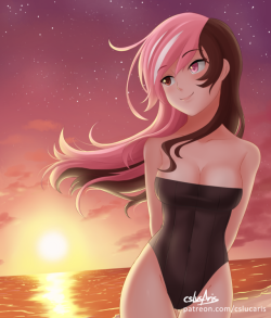 cslucaris:  #251 - Sunset BreezeI finished it, woo. Part of the