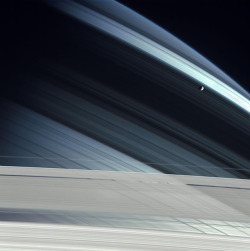 razorshapes:  Michael Benson 1. Mimas Above Saturn’s Rings