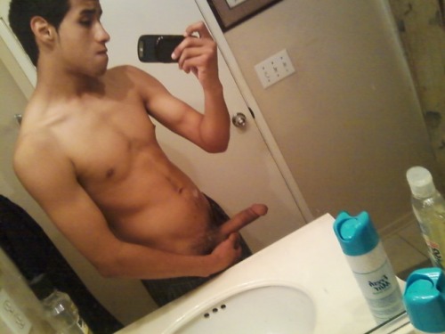 guyswithcellphones:  Derek 19yo from California loves to show off his hard cock and big juicy balls! Thank you handsome!!!