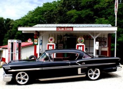 oldschoolgarage:  1958 Chevy Impala 