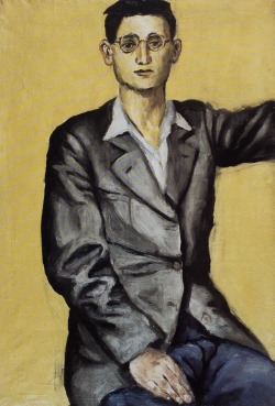   Andrzej Wróblewski (Pol. 1927-1957) selfportrait (1949)  