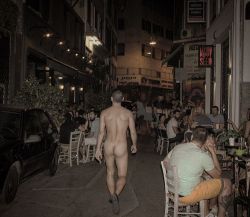 johnmask:  Urban Nudism Athens August 2014 #nudity #athens  https://vimeo.com/103418477