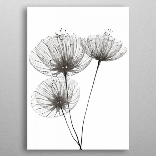 Via** Minimalist flowers by Aivaras Grauzinis   