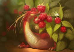 knightofleo:  Alexandra Khitrovaraspberry dragonblueberry dragoncherry
