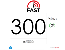 Checkout FAST.COM, quick way to check on your bandwidth.
