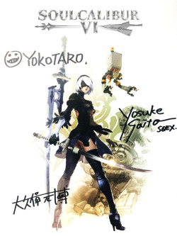 rologeass:  SOULCALIBUR VI x NieR Automata Official ArtworkMore