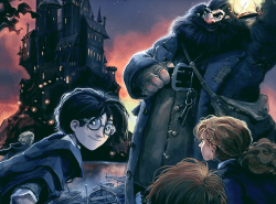 withered-rose-with-thorns:  The UK Harry Potter cover illustrations