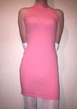 partiesfor:  Cute lingerie under my pink summer dress x kik: forparties 