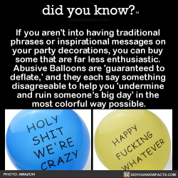 did-you-kno:  If you aren’t into having traditional  phrases