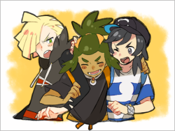 fiskyboy:  Pokemon cuties :D Those three are sucha cute trio!