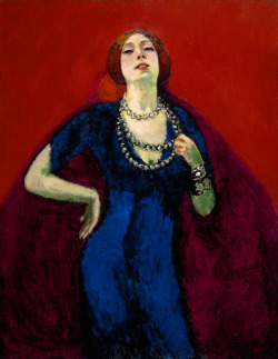 thunderstruck9:  Kees Van Dongen (Dutch, 1877-1968), De blauwe