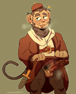 loneliest-bara:  big dicked merchant oc?? patreon.com/loneliestbara